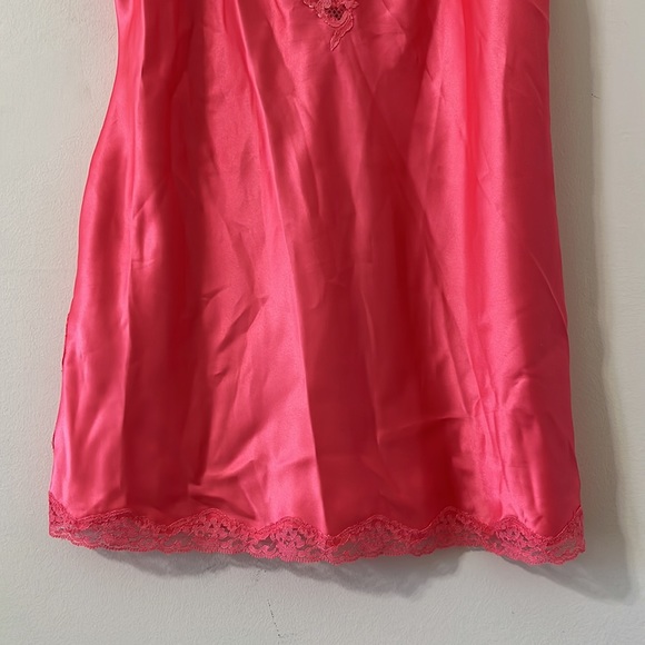 Victoria’s Secret Pink Lace Tie Back Adjustable Straps Camisole Tank Top Medium - Picture 3 of 9